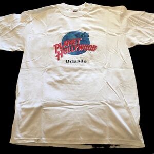 New Vinatge 90s Planet Hollywood Orlando Tee